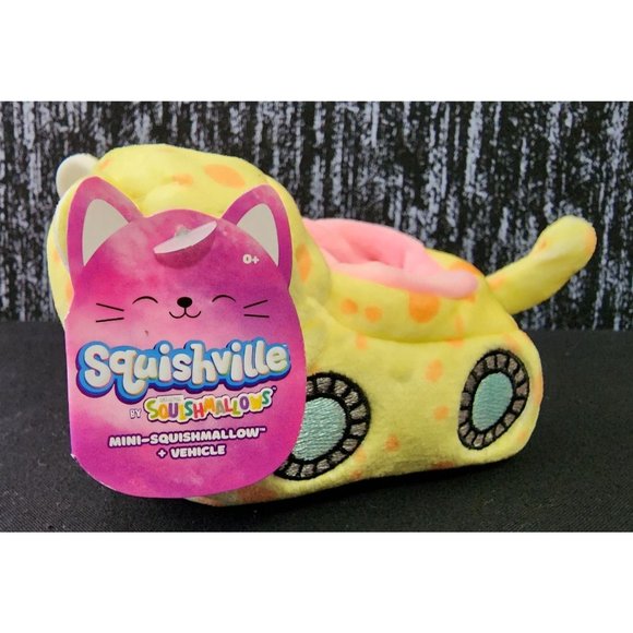 Squishmallows Squishville Lexie the Cheetah Vehicle NWT - Picture 2 of 5